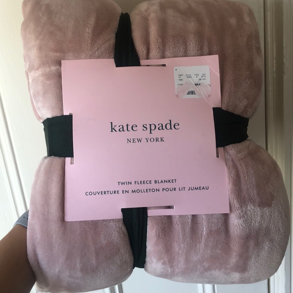 Kate Spade Twin Fleece Blanket